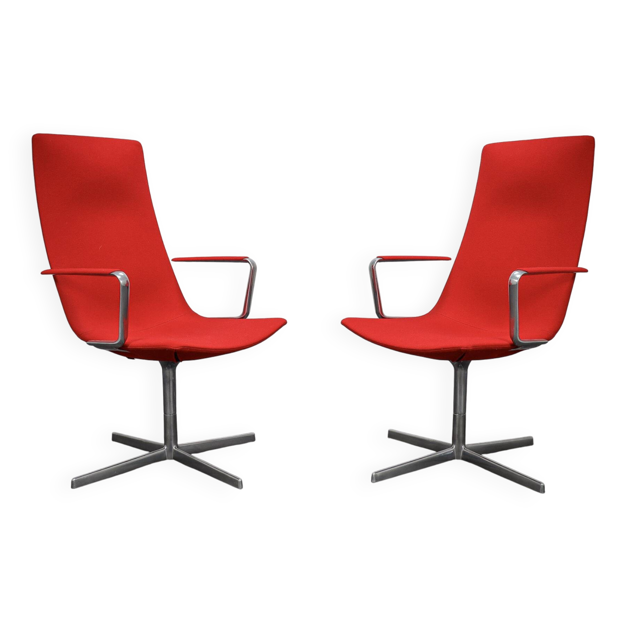 Paire de fauteuils pivotants Catifa 70 par Arper, Italie