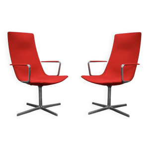 Paire de fauteuils pivotants Catifa