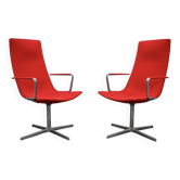 Paire de fauteuils pivotants Catifa 70 par Arper, Italie