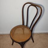 Caned bistro chair