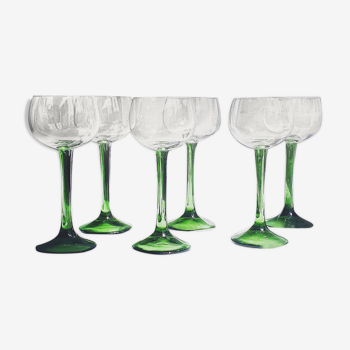 Set of 5 Alsace glasses