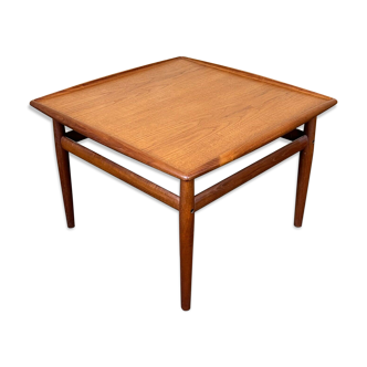 Table basse en teck de Grete Jalk pour Glostrup, années 60/70