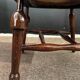 Wycombe English office chair - Dark wood