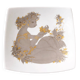 Assiette carrée en porcelaine Rosenthal Studio-Line par Bjørn Wiinblad