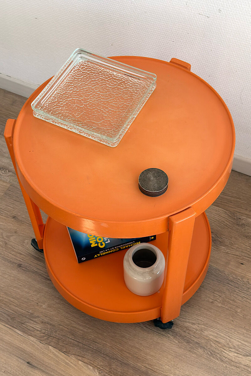 Vintage orange dessert