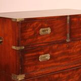 Mahogany Military or Naval Chest of Drawers - 19th Century