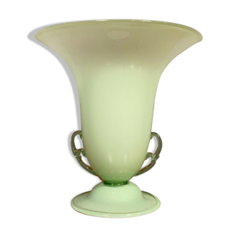 Lampe forme vase époque Art Deco en verre de Murano vers 1925