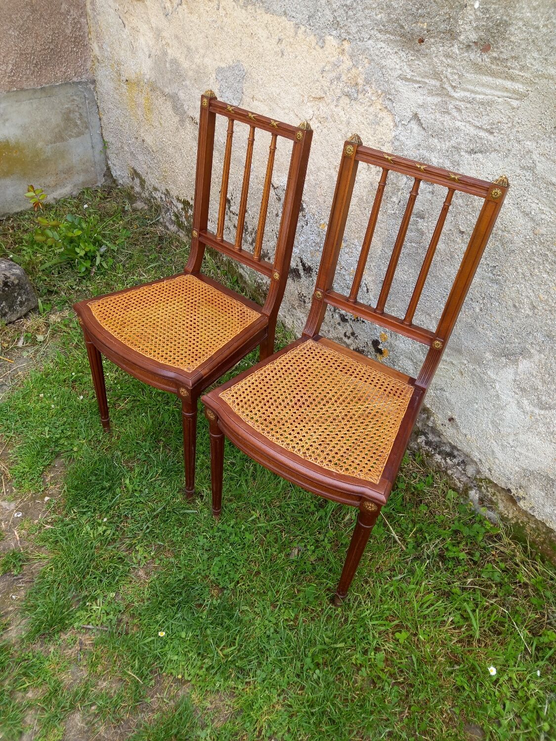 Lots de 2 chaises vintage
