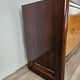 Art Decò Sideboard in Mahogany and Maple with Black Glass and Brass Finishi