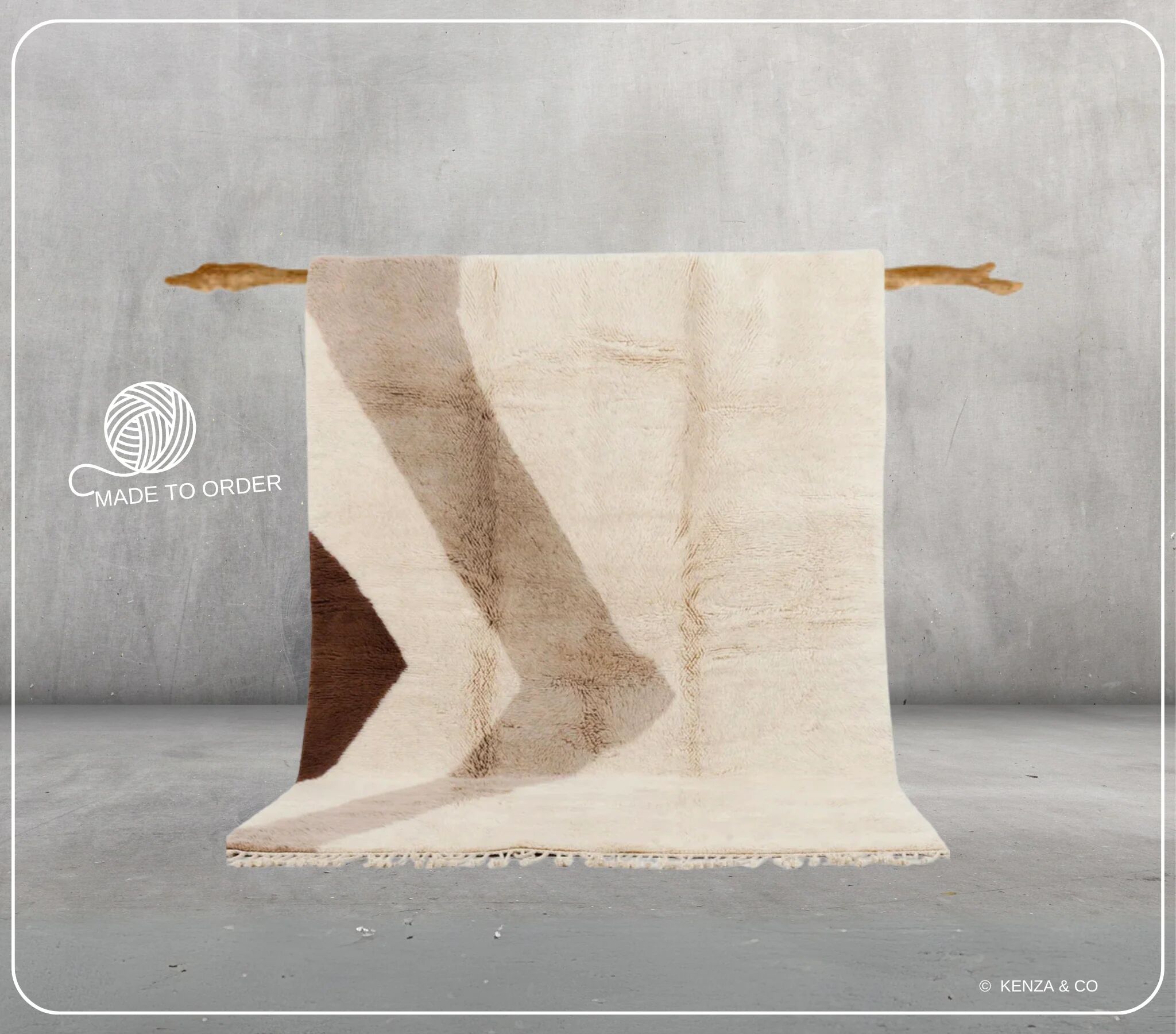 Beni Ouarain rug – Pre-order no. 143