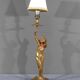 Regulate Lamp, Art Nouveau style, signed C.Rosa – Mid 20th century