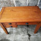 Old solid wood desk