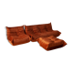 3-seater sofa, armchair and ottoman Togo model designed by Michel Ducaroy 1973