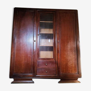 Art deco library cabinet