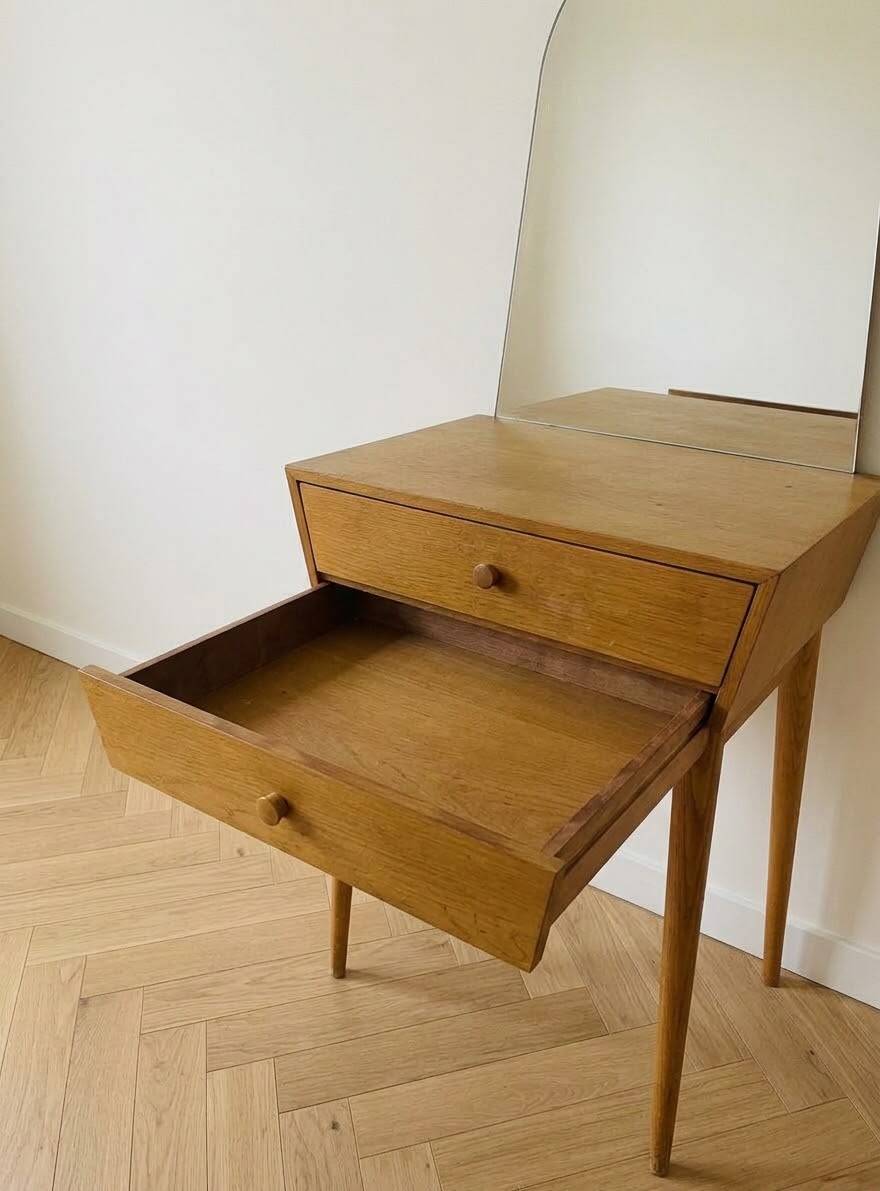 Vintage Scandinavian wooden dresser