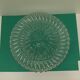 Round ceiling lamp in glass patterns in relief – diameter 26 cm
