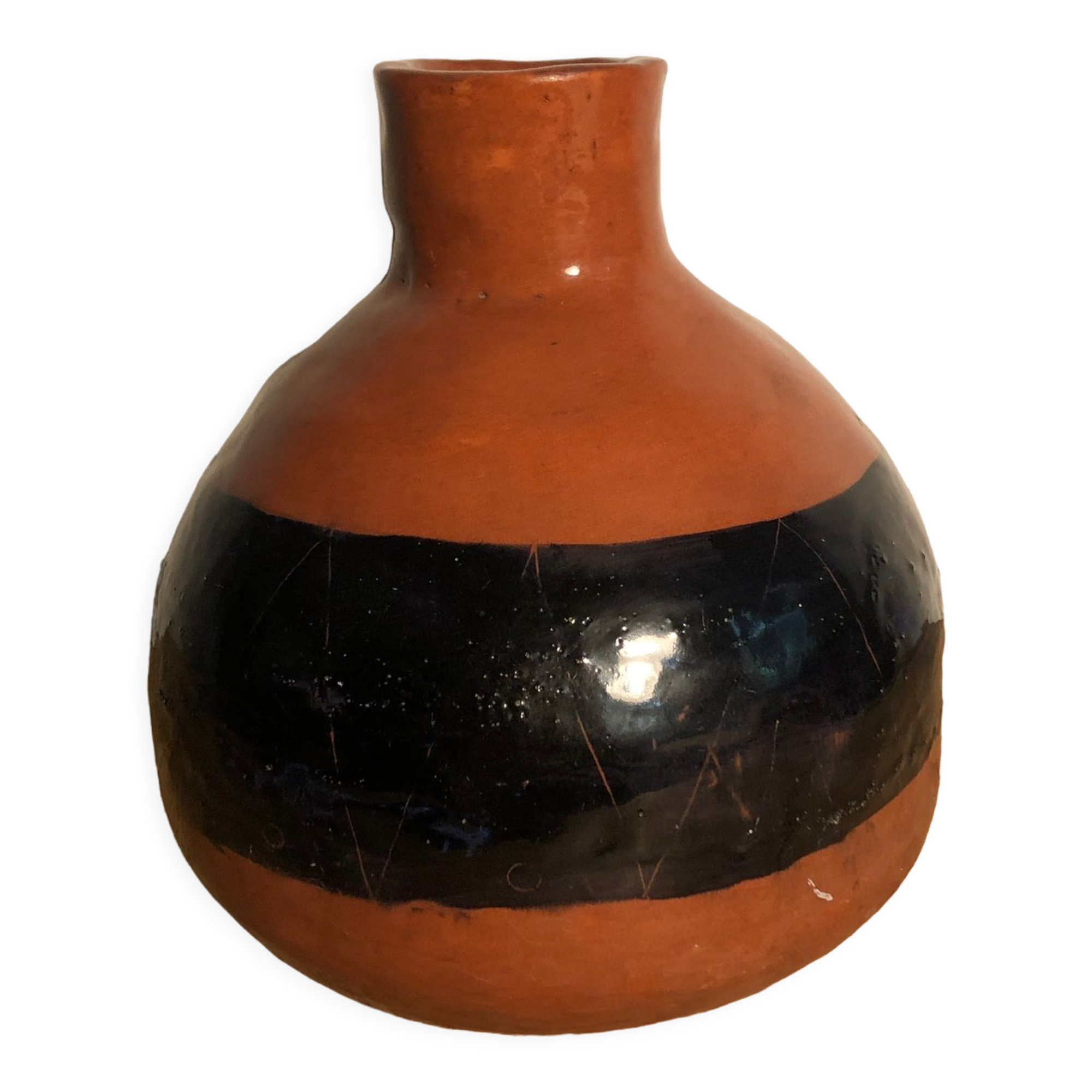 Ceramic ball vase