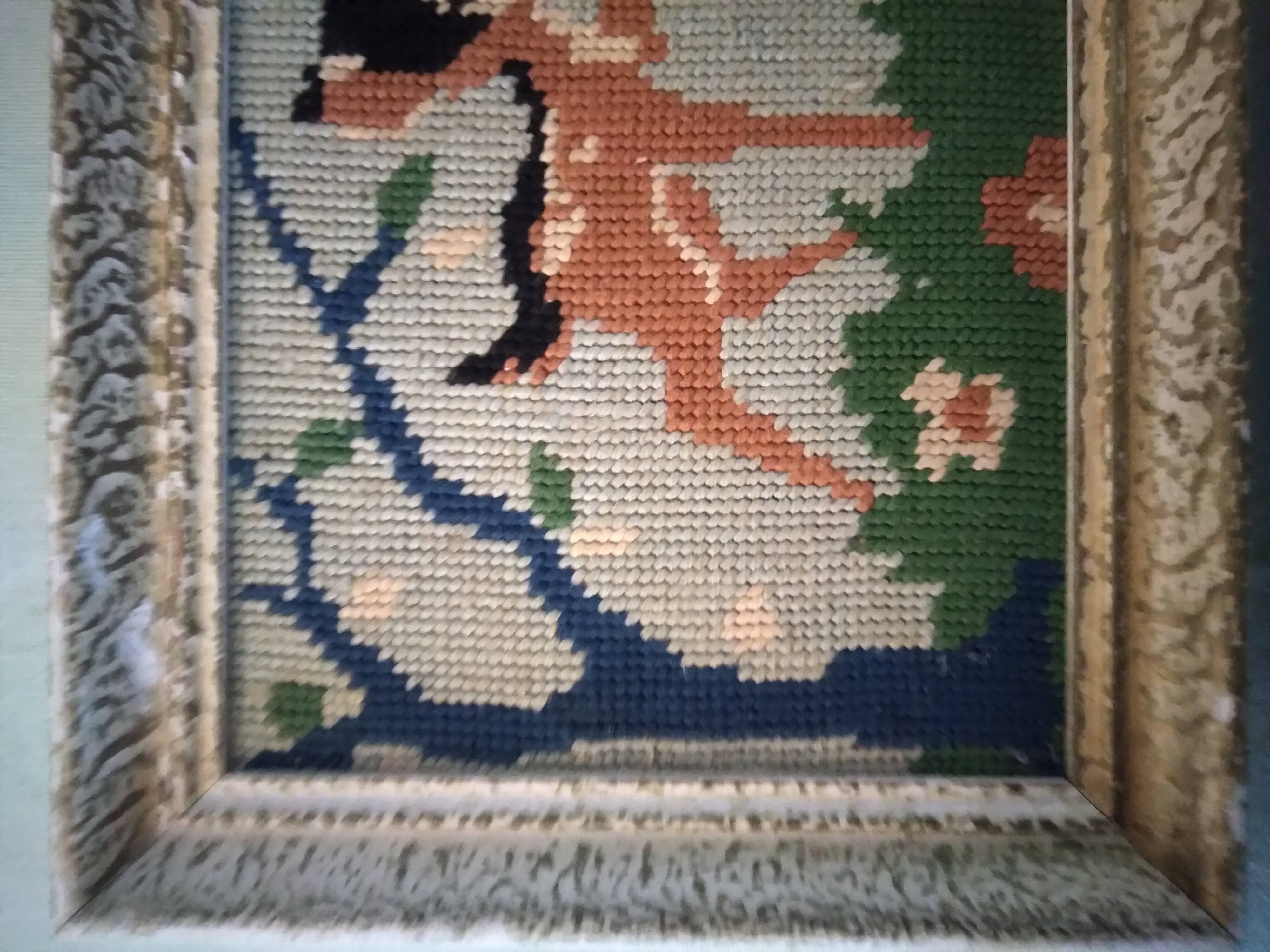 Pair of vintage Bambi canvas frames