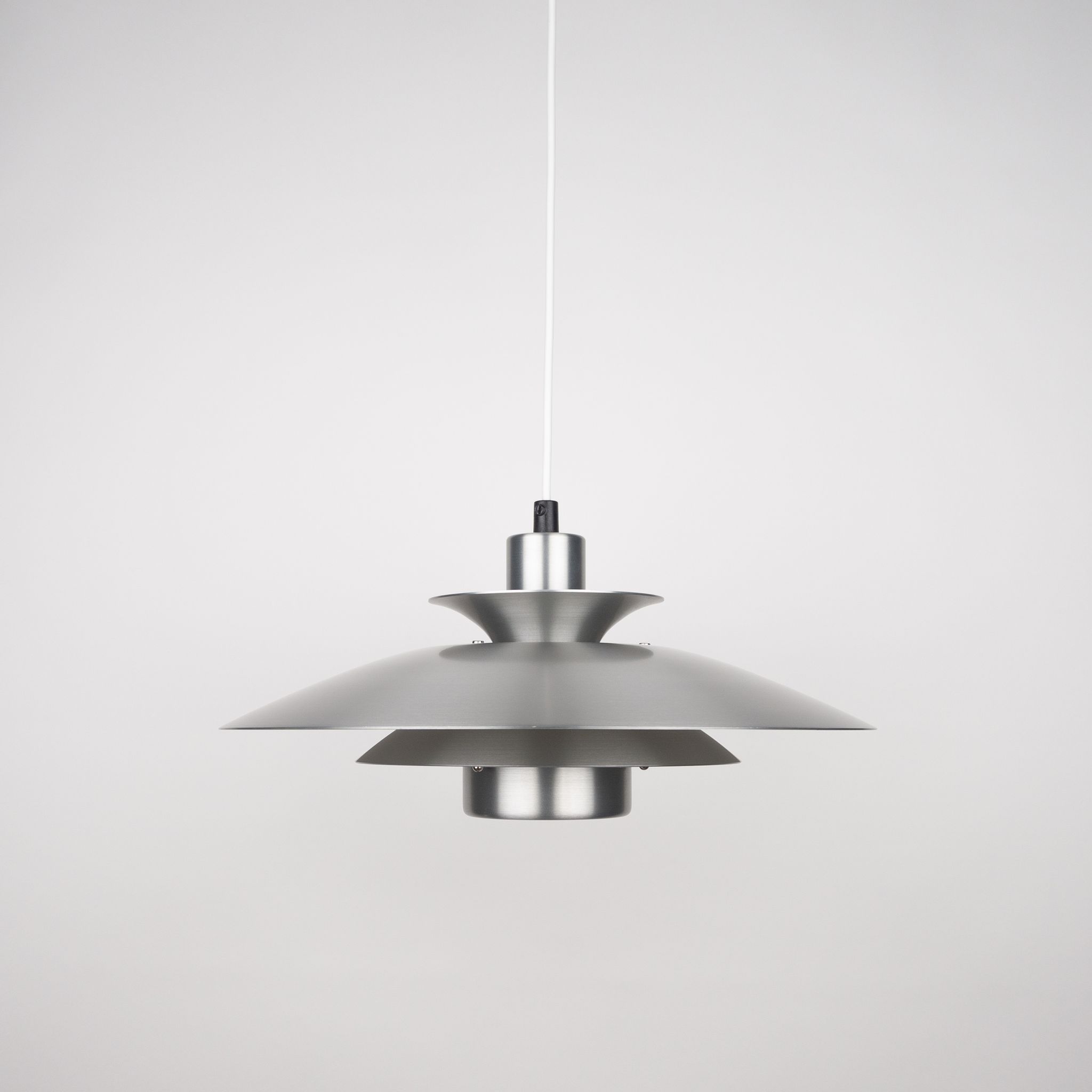 Pair of Danish vintage pendant lamps Volga by Kurt Wiborg, Jeka, 1980s