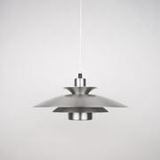 Pair of Danish vintage pendant lamps Volga by Kurt Wiborg, Jeka, 1980s