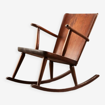 Rocking-chair Goran Malmvall pour Karl Andersson Suède Années 1940