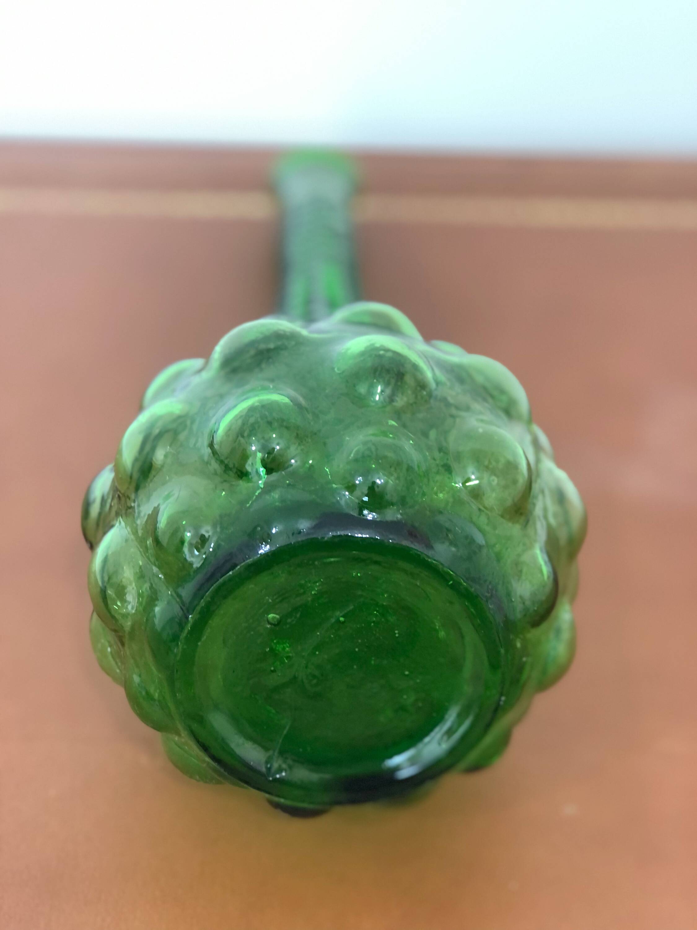 Italian glass carafe from Empoli from the 50s/60s