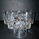 Set of 6 Lemberg Junon cut crystal whisky glasses near Chantilly