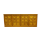 Graphical brutalist credenza, 1970s