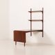 Poul Cadovius shelving wall unit with extendable  desk or a table for Cado,