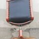 Vintage leather office armchair