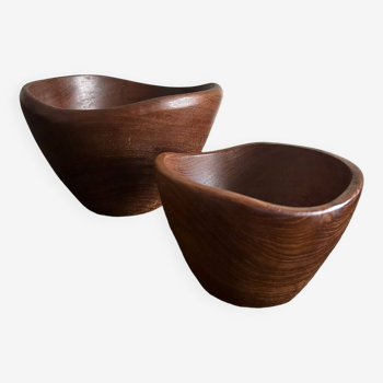 teak salad bowls from the 60s