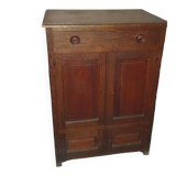 Low solid wood buffet