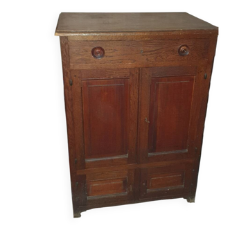 Low solid wood buffet