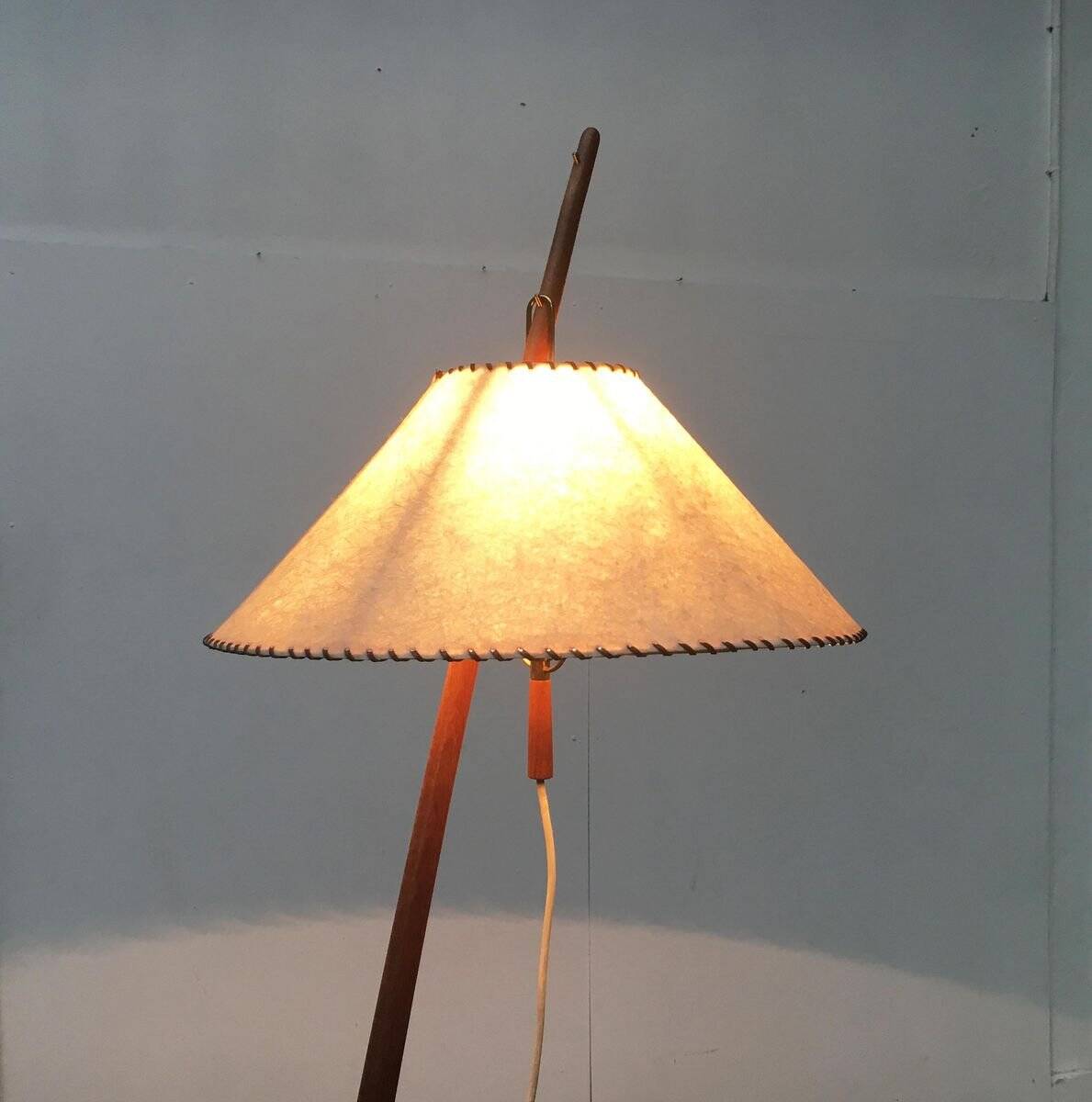 Mid-century Dornstab floor lamp by A. Pöll for Kalmar
