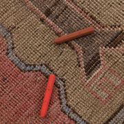5x11 Rug For Living Room Red Brown Turkish Vintage Rug 150x338Cm