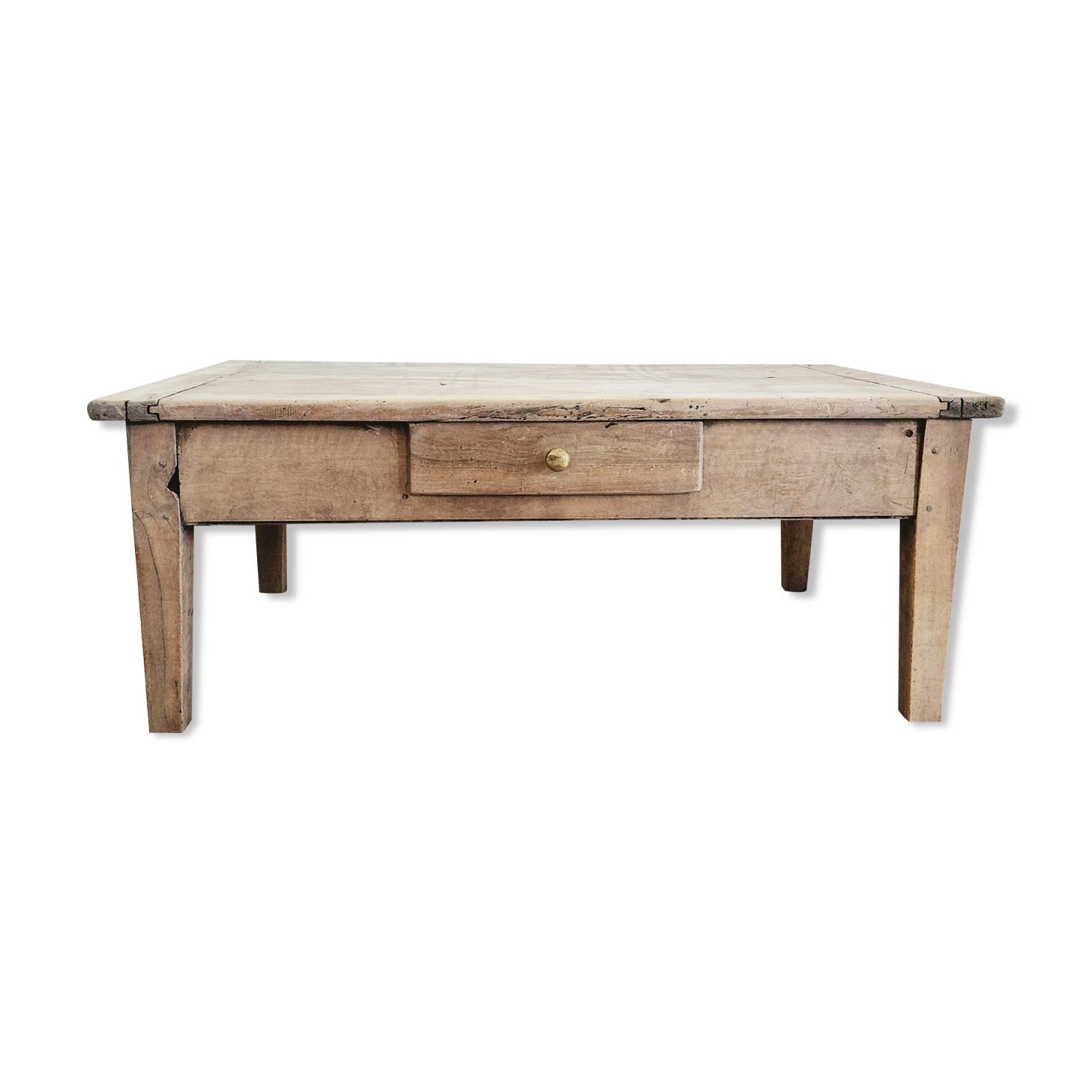 Old walnut coffee table