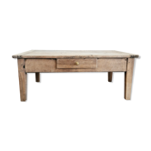 Old walnut coffee table