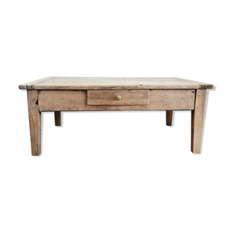 Old walnut coffee table