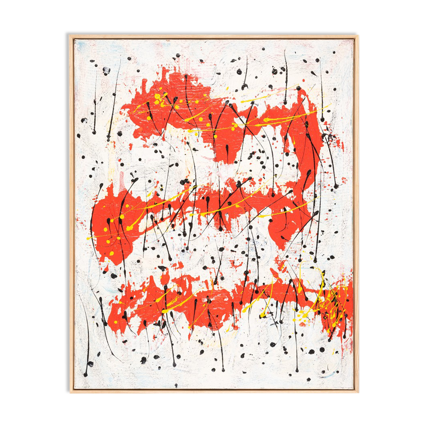 Abstract Composition I, Oil/Acrylic on Canvas, 82 x 103 cm