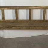 Campaign bench with backrest