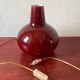 Vintage table lamp in red glass – SCE, France