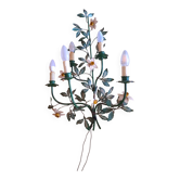 Metal flower wall decoration