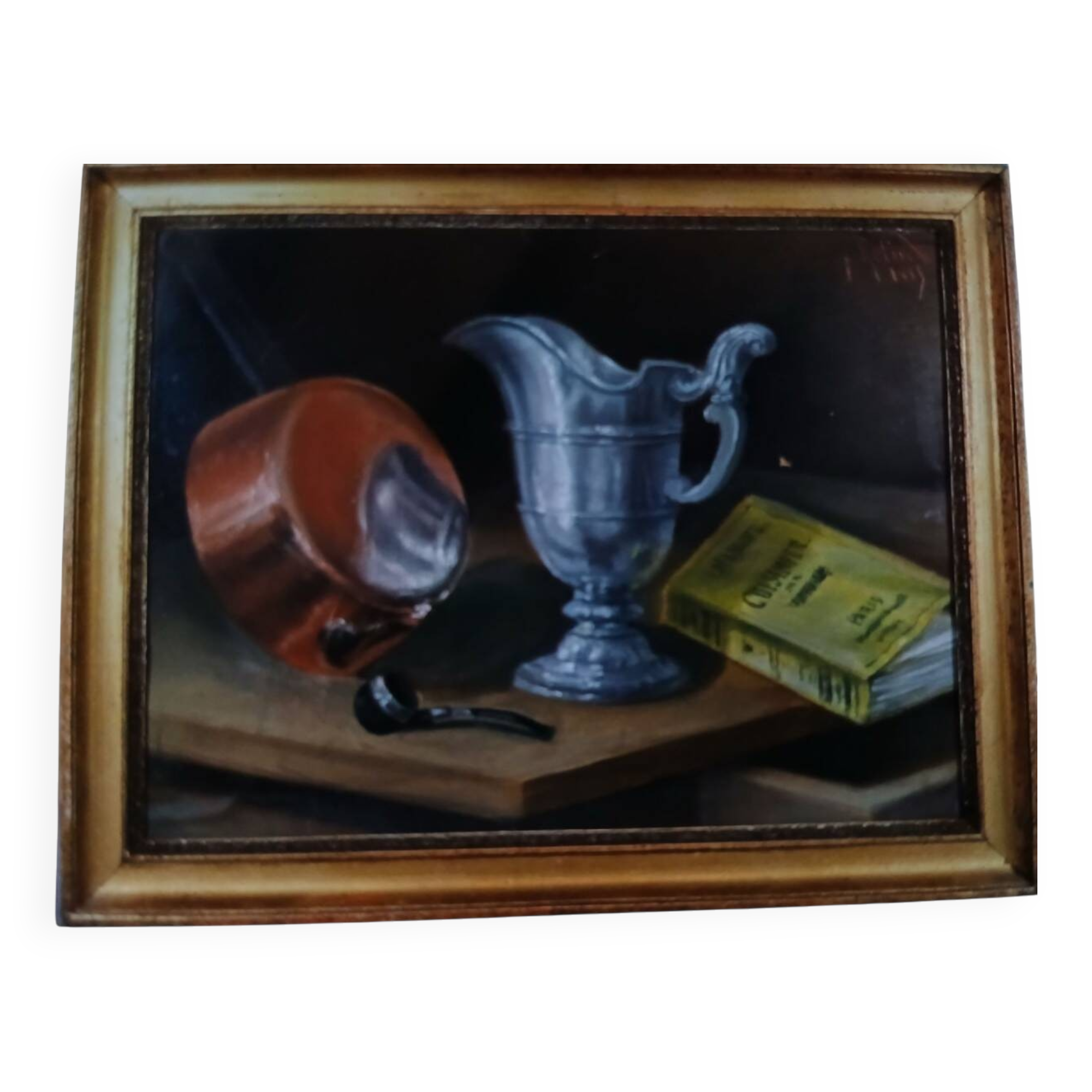 Still life in pastel, 19th century