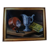 Still life in pastel, 19th century