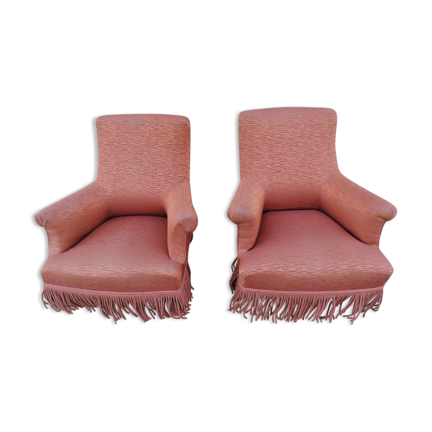 pair of armchairs N III toad style