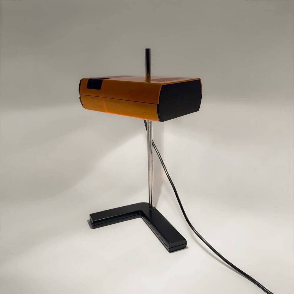 Orange Manade lamp by Jean René Talopp for Samp 70's