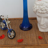 Vase soliflore bleu 70cm