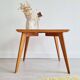 Table basse pieds compas dessus marqueté