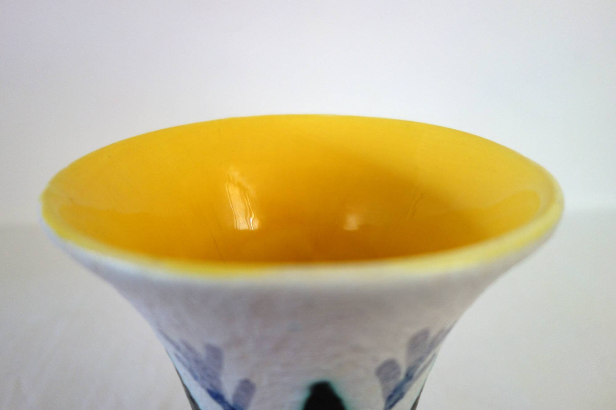 Original ceramic vase by Jacques Sagan, Vallauris, 1950s