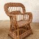 Old wicker garden furniture toy